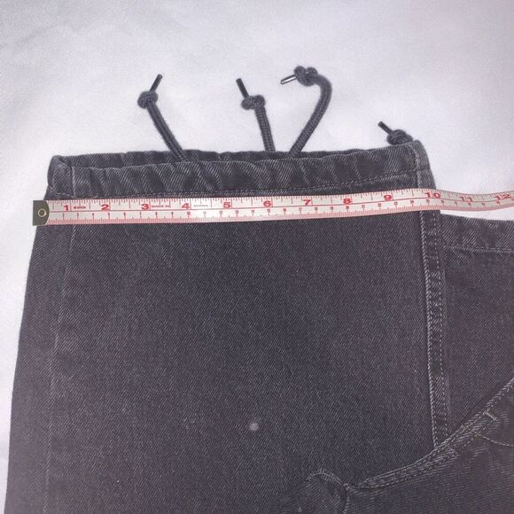 y2k Levi's Women's Mid-Rise 94's Baggy Straight wide Leg Cargo Jeans size 29x30 - Picture 15 of 16